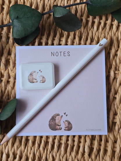 Notizblock "Igel NOTES" in 105 x 105