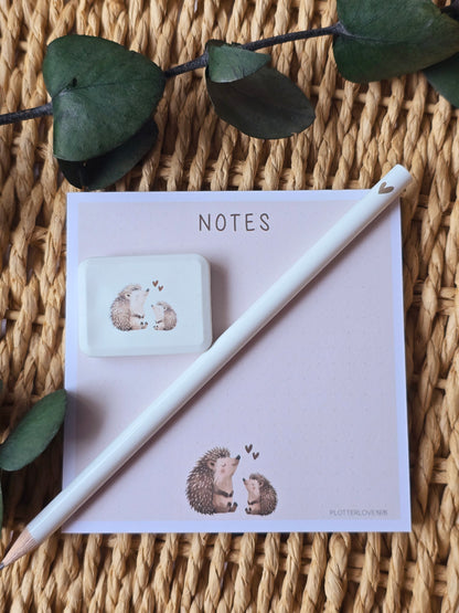 Notizblock "Igel NOTES" in 105 x 105