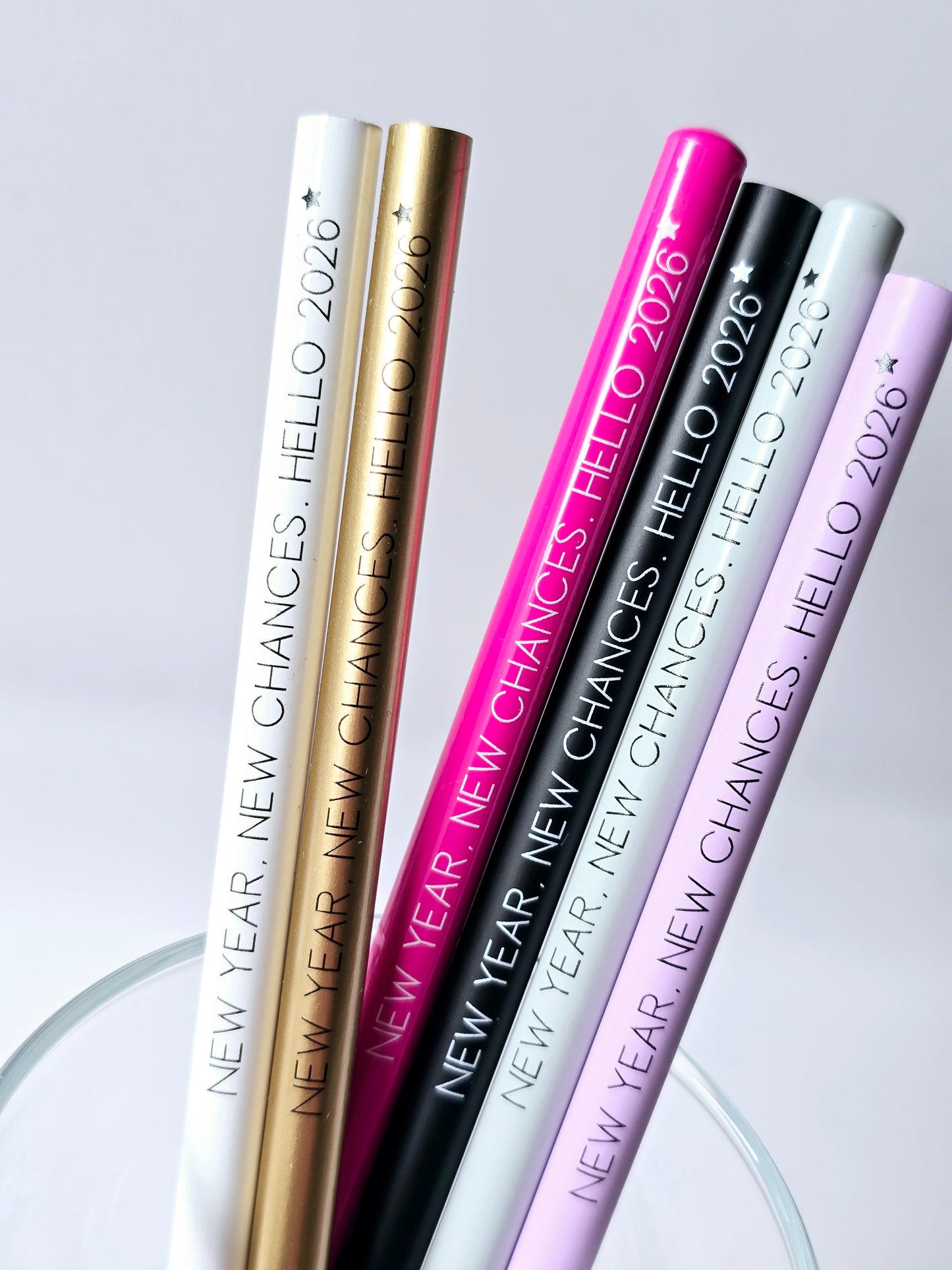 Bleistift Silvester 2026-NEW YEAR, NEW CHANCES (6 Farben)