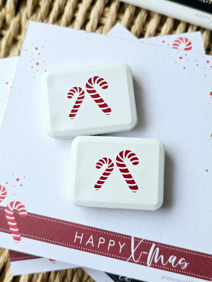 Radiergummi Zuckerstangen