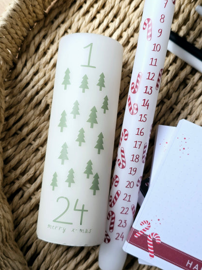 Kerze Zuckerstangen/Tannenbaum (Rustik Lys)