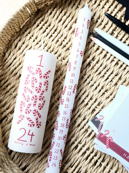 Kerze Zuckerstangen/Tannenbaum (Rustik Lys)