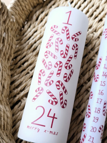 Kerze Zuckerstangen/Tannenbaum (Rustik Lys)