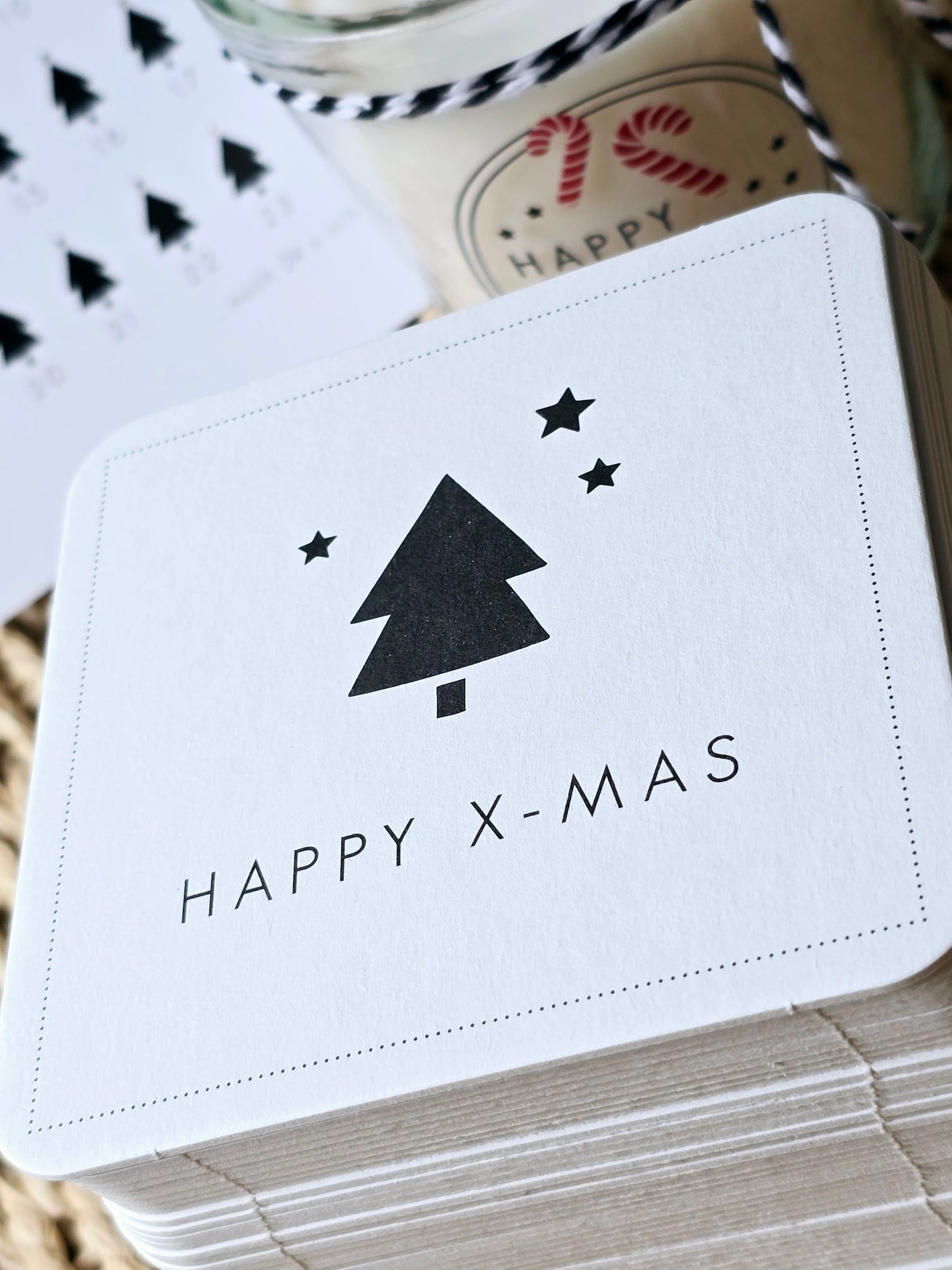Untersetzer "HAPPY X-MAS"