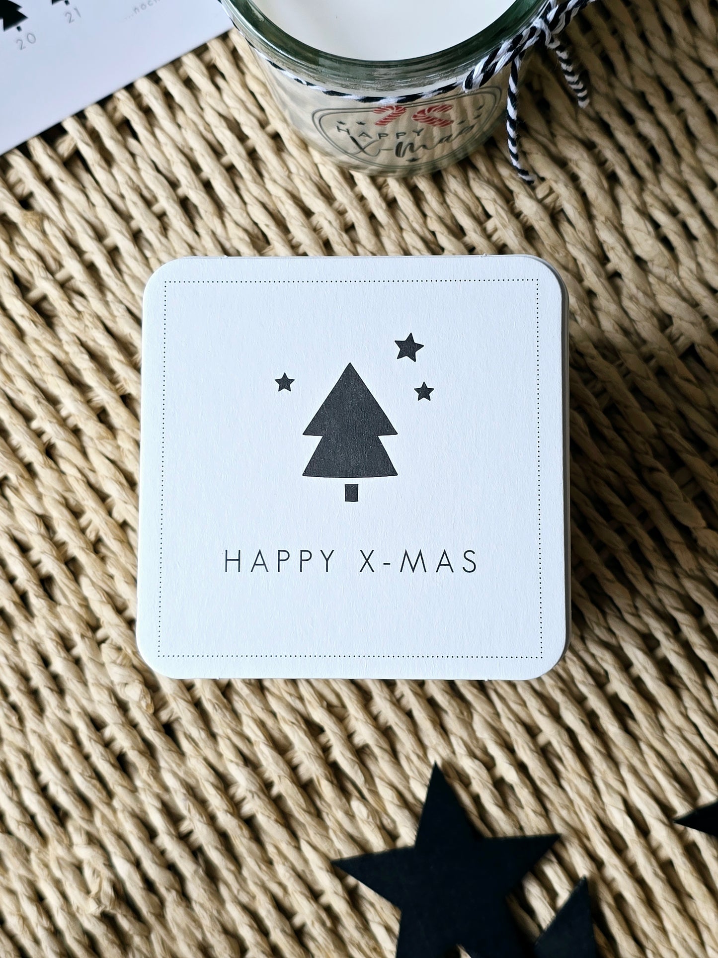 Untersetzer "HAPPY X-MAS"