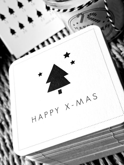 Untersetzer "HAPPY X-MAS"
