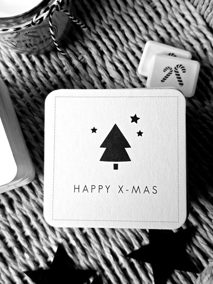 Untersetzer "HAPPY X-MAS"