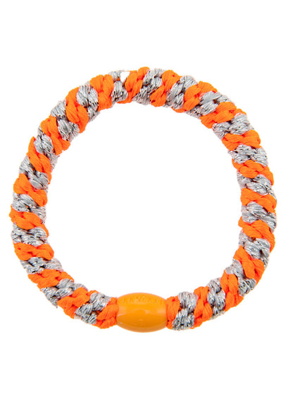 Knekki neon orange silver glitter stripe 1672 NEW