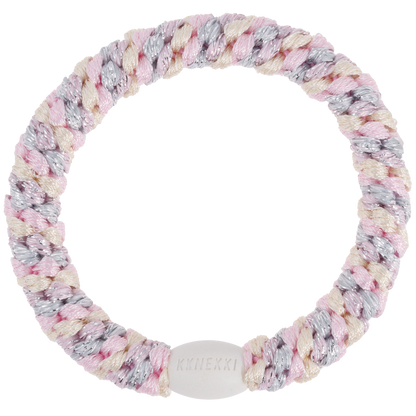 Knekki silver pink glitter 5749