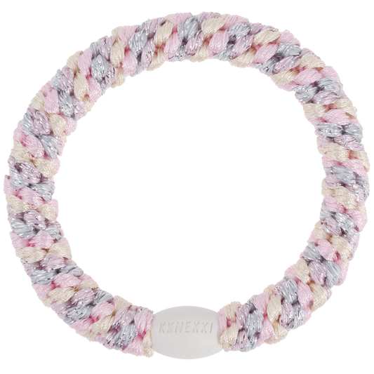 Knekki silver pink glitter 5749