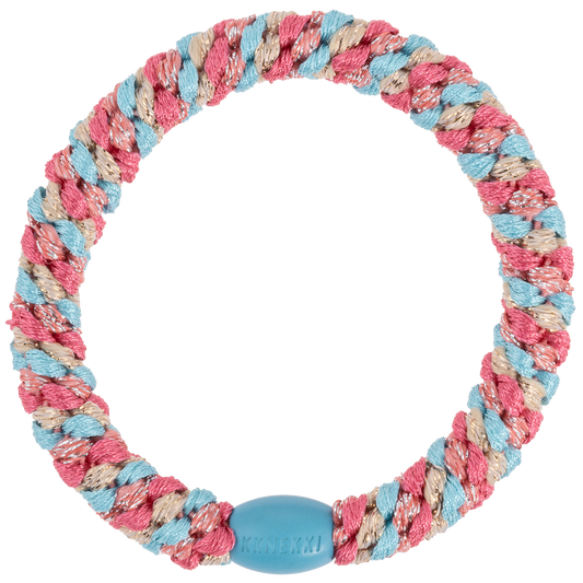 Knekki turquoise coral glitter 5756