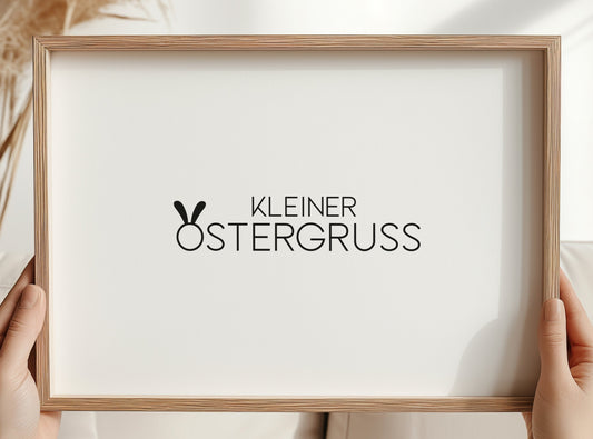 Rub On "Kleiner Ostergruß...." (3 Farben)