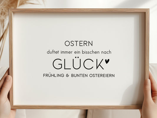Rub On "Ostern duftet immer...." (2 Größen/3 Farben)