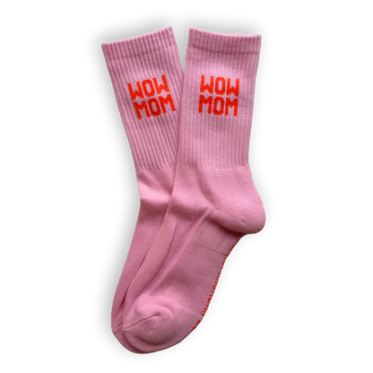 Socken HERR&FRAUHEMPEL Motiv: MOM rosa