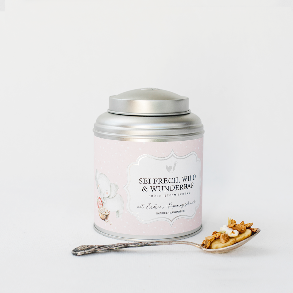 Tee "Sei frech, wild & wunderbar" - 130g (Dose)
