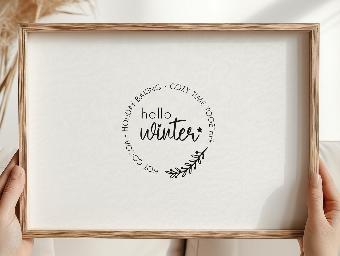 Rub On "Hello Winter" in 2 Farben