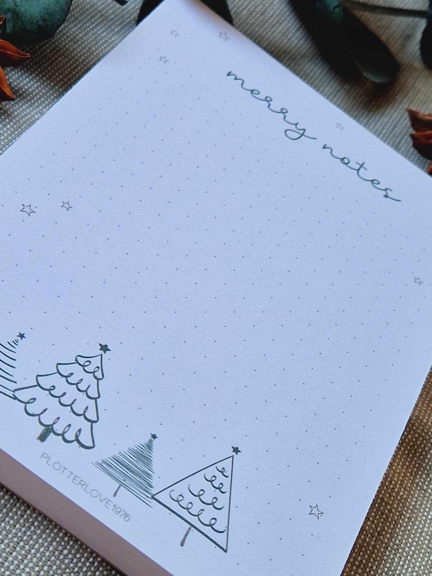Notizblock "Merry Notes" / Weihnachten / Advent / Wichtelgeschenk / Nikolaus / Adventskalender/ A6 / 100 Blatt