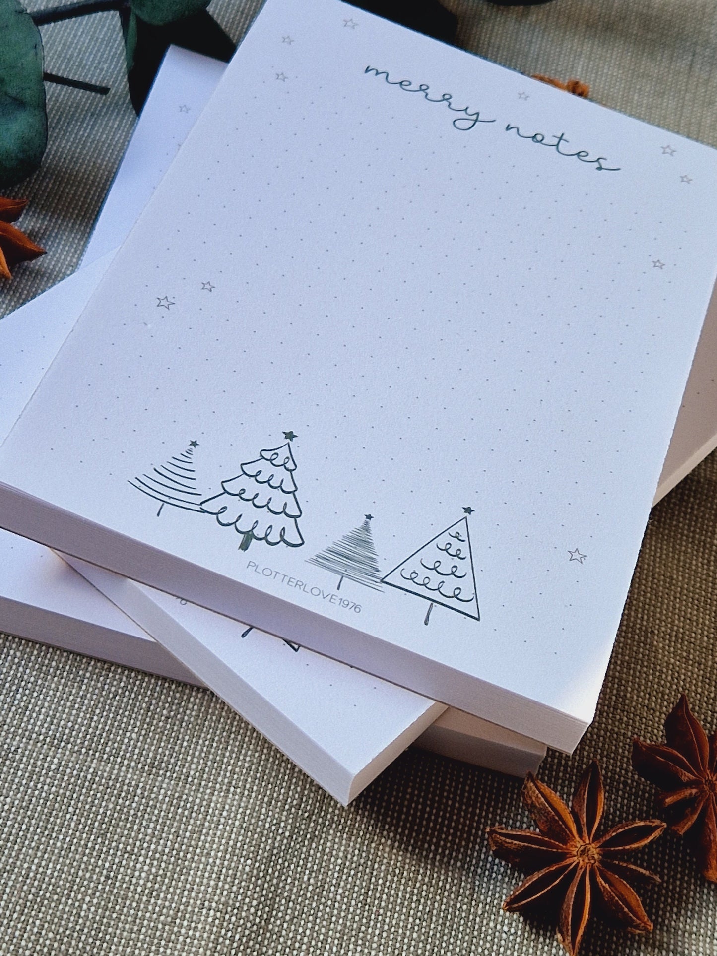 Notizblock "Merry Notes" / Weihnachten / Advent / Wichtelgeschenk / Nikolaus / Adventskalender/ A6 / 100 Blatt