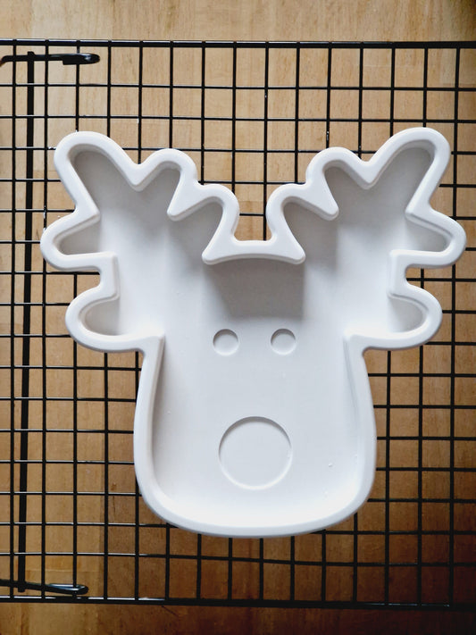 Deko Tablett Renntier / süß / Nikolaus / Weihnachten / Wichtel / Adventskalender / Geschenk / Mitbringsel