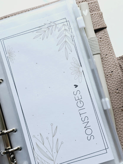 Deluxe Planer A6 Special Edition/ 7 Farben / Kalender / Budgetordner / Organizer / Ringbuch / Geschenk / Mitbringsel