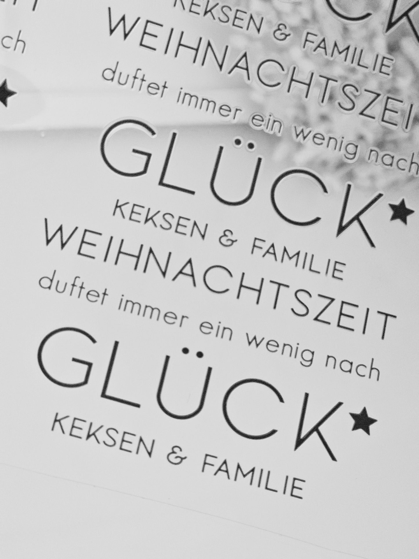 Rub On Weihnachtszeit duftet immer.... / Sticker / Aufkleber / Advent / DIY / Winter / Advent / Deko / Spruch / Windlicht