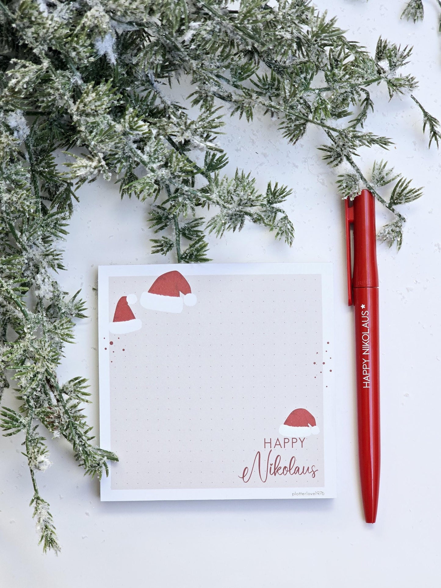 Bleistift Nikolaus / Kugelschreiber / Advent / Wichtelgeschenk / Weihnachten/ Adventskalender / 3 Farben