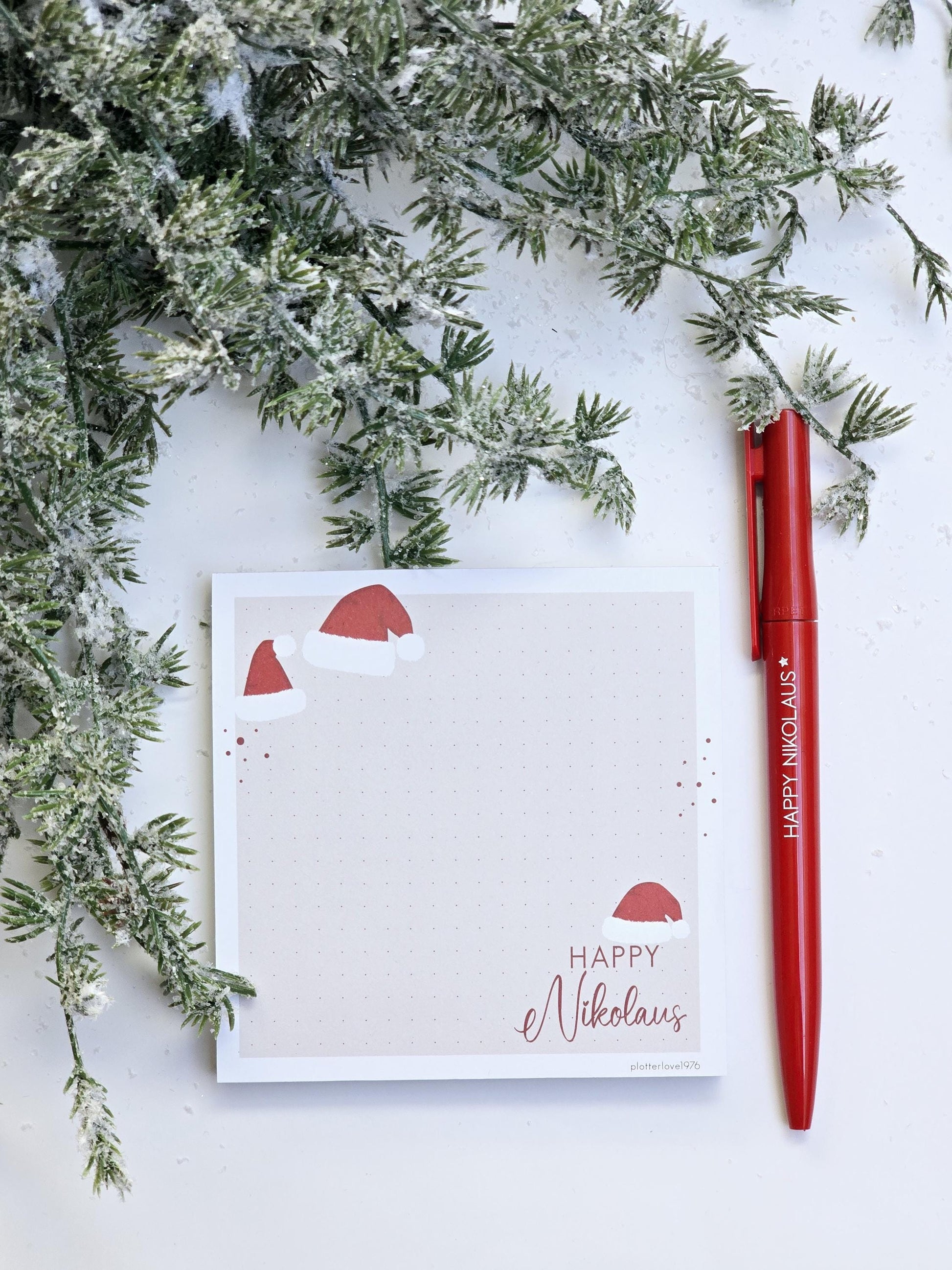 Bleistift Nikolaus / Kugelschreiber / Advent / Wichtelgeschenk / Weihnachten/ Adventskalender / 3 Farben