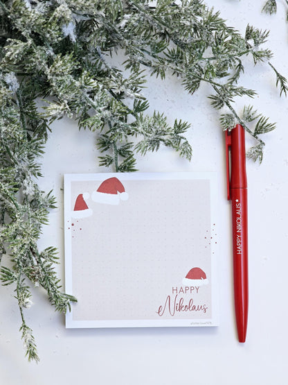 Bleistift Nikolaus / Kugelschreiber / Advent / Wichtelgeschenk / Weihnachten/ Adventskalender / 3 Farben