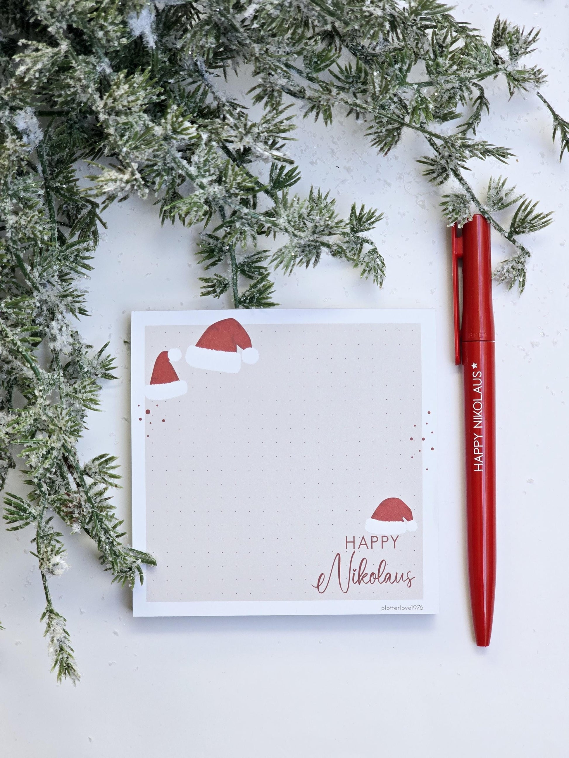 Bleistift Nikolaus / Kugelschreiber / Advent / Wichtelgeschenk / Weihnachten/ Adventskalender / 3 Farben