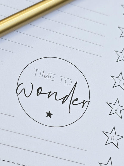 Notizblock "Most wonderful time" / Weihnachten / Advent / Wichtelgeschenk / Nikolaus / Adventskalender/ A5 / 100 Blatt