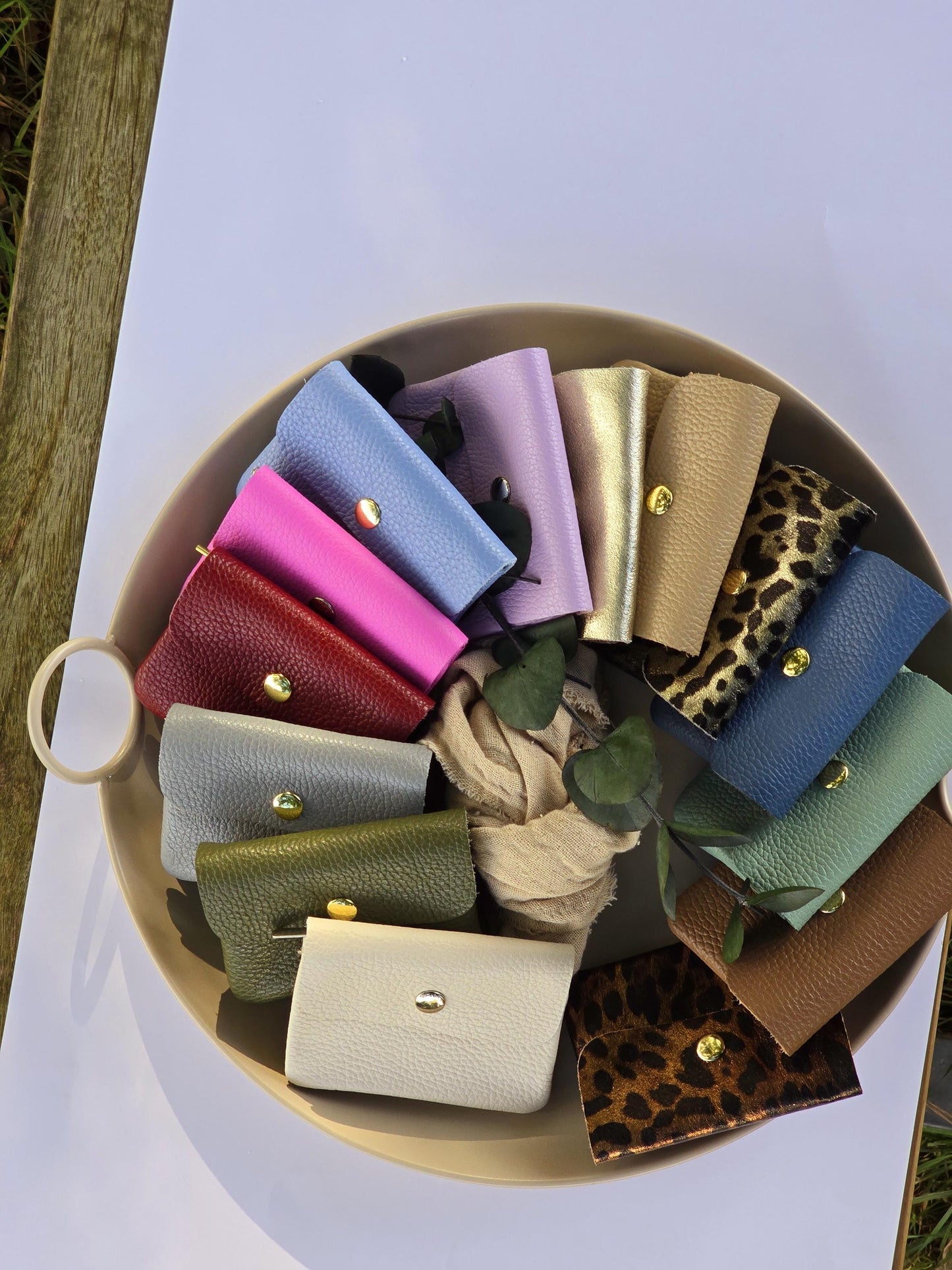 Geldbörse klein / in 14 Farben / Kleingeld / Budgeting / Urlaub / Leder / Geschenk / Kleinigkeit / Mitbringsel