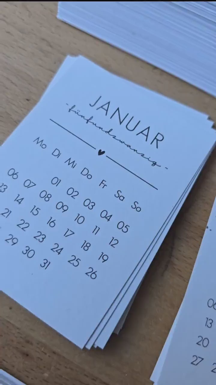 Kalender 2025 / A6 Planer / Bilder / Hülle / Kalendarium / Karten / Flower