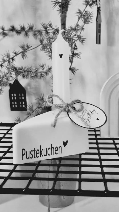 Pustekuchen /  Mitbringsel / Geburtstag / Wunscherfüller / Kleinigkeit / Geburtstagskuchen