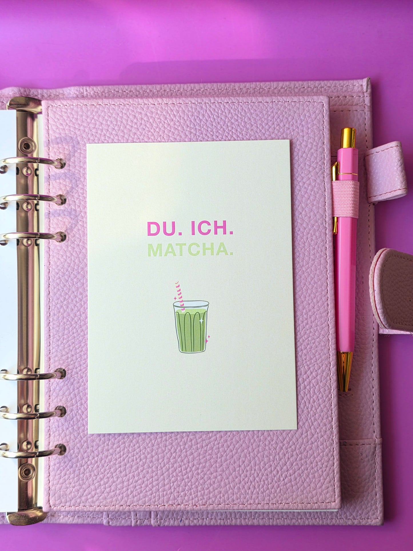 Postkarte "Du.Ich. Matcha."