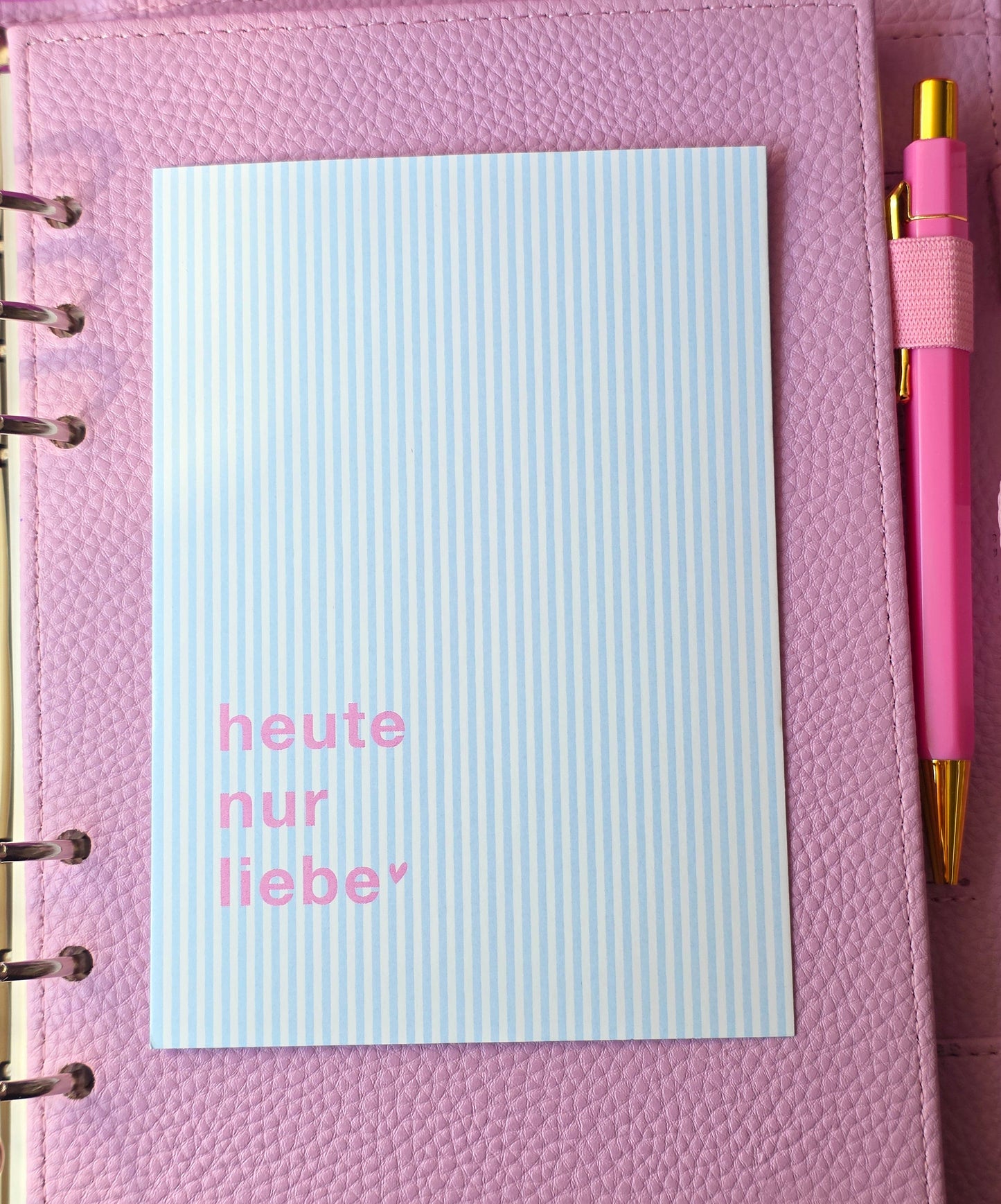 Postkarte "Heute nur Liebe"
