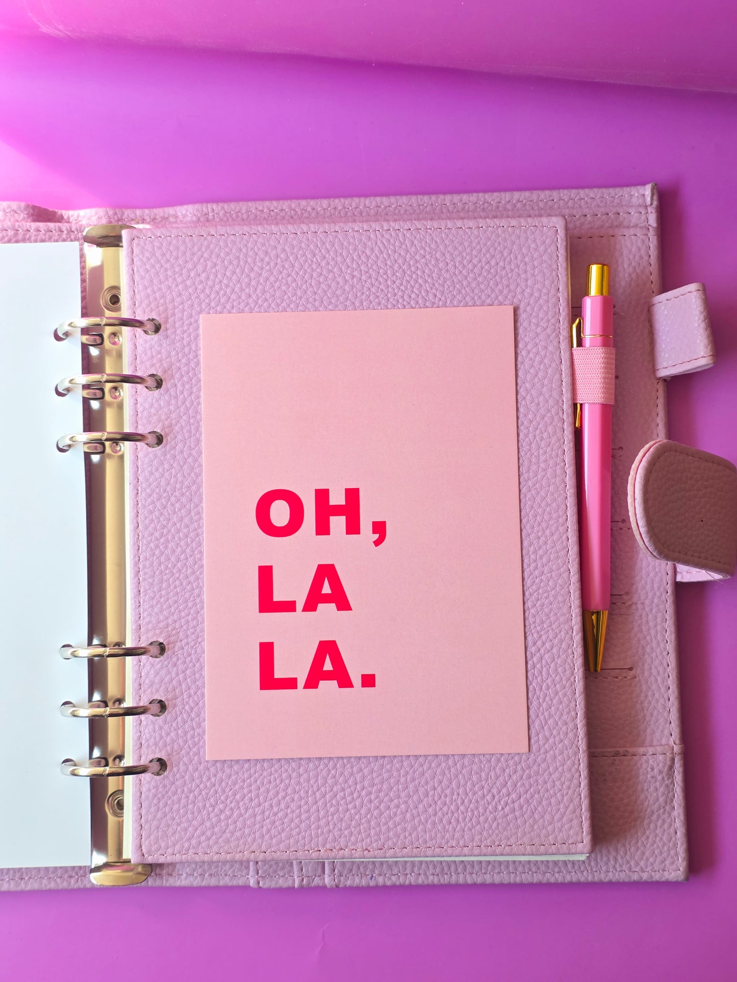 Postkarte "OH, LA LA."