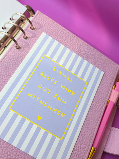 Postkarte "Einmal alles wird gut zum Mitnehmen"