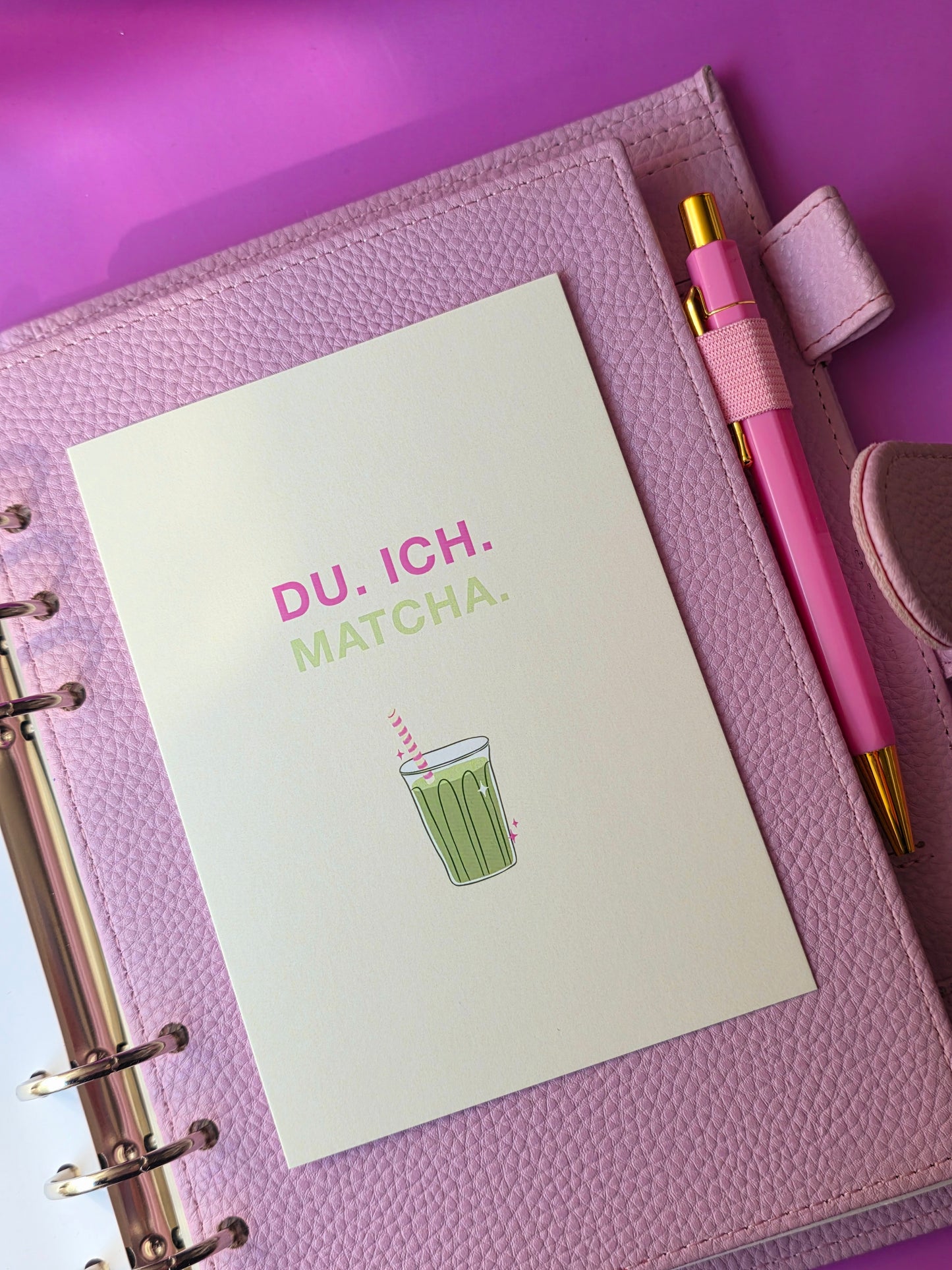 Postkarte "Du.Ich. Matcha."