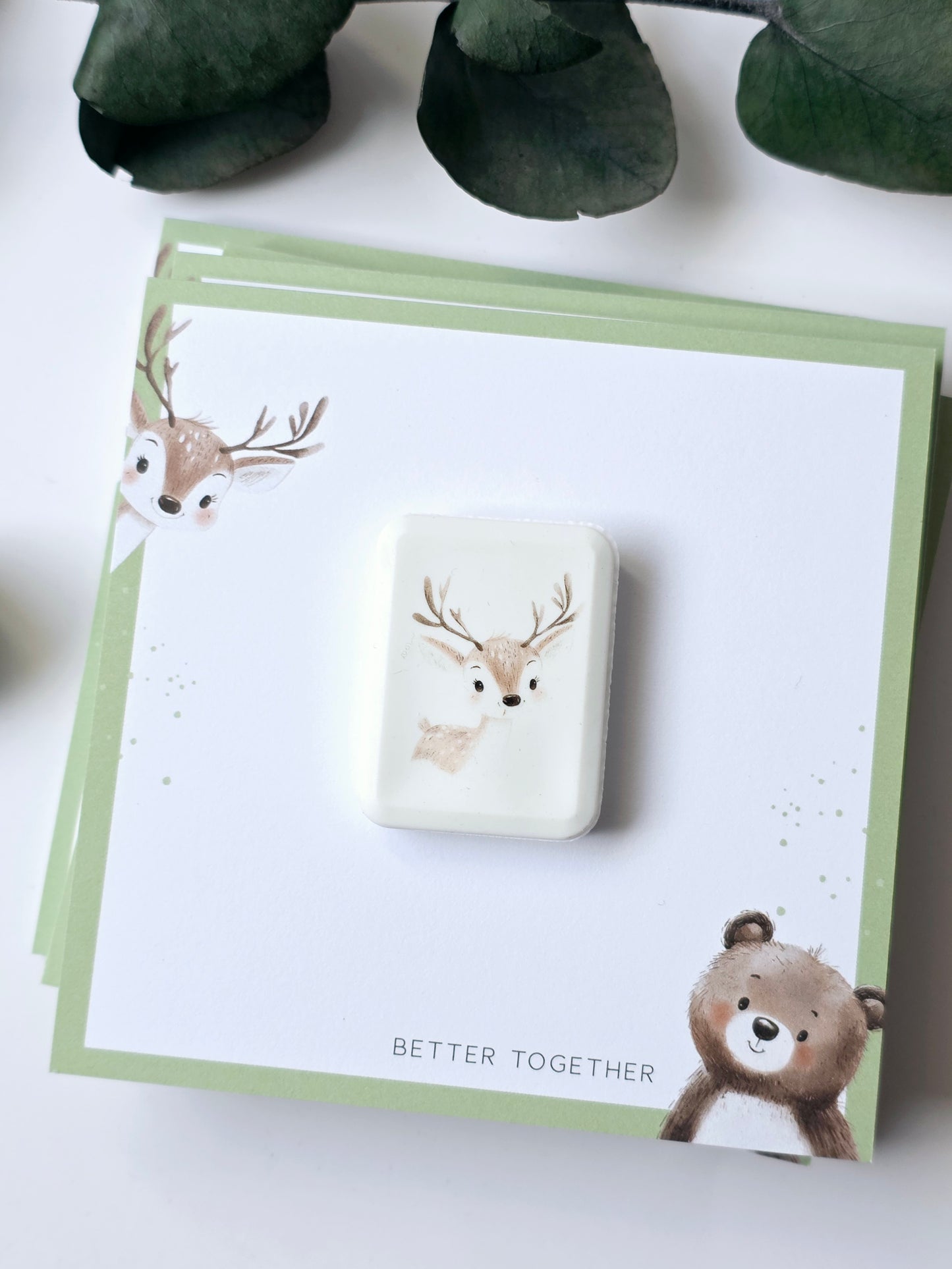 Radiergummi Hase/Bär/Bambi - 3 Motive