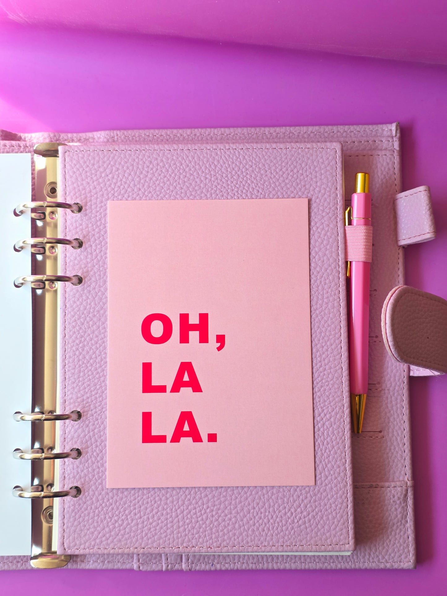 Postkarte "OH, LA LA."