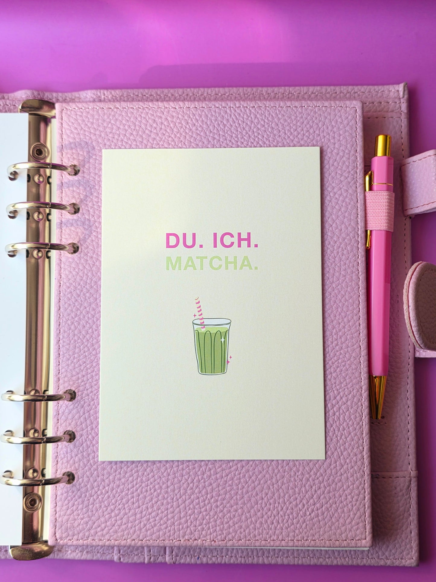 Postkarte "Du.Ich. Matcha."