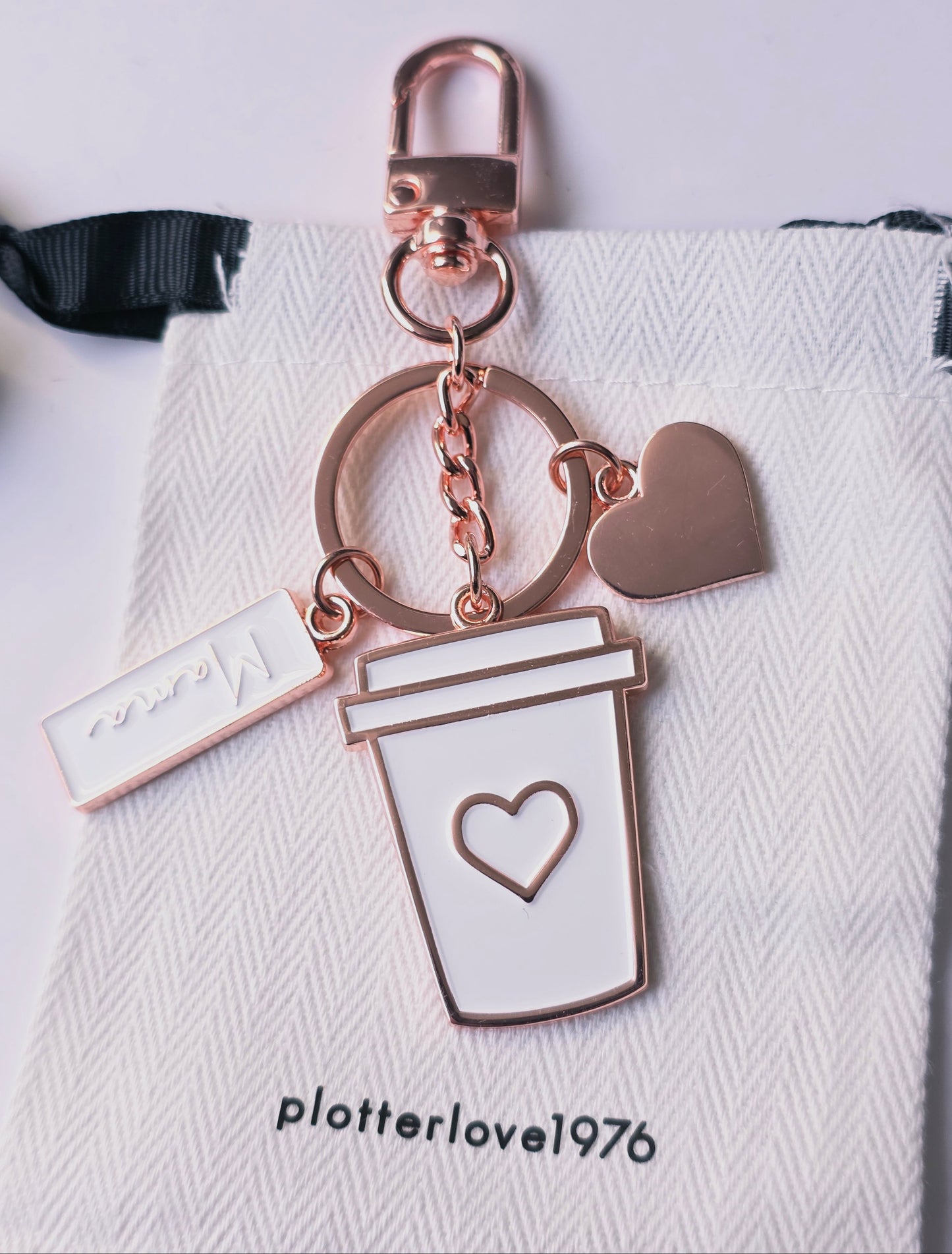 Schlüsselanhänger Coffee Love-Muttertag Edition rosegold