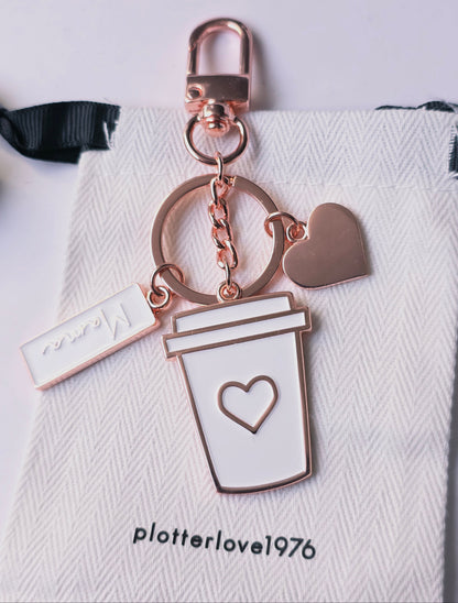 Schlüsselanhänger Coffee Love-Muttertag Edition rosegold