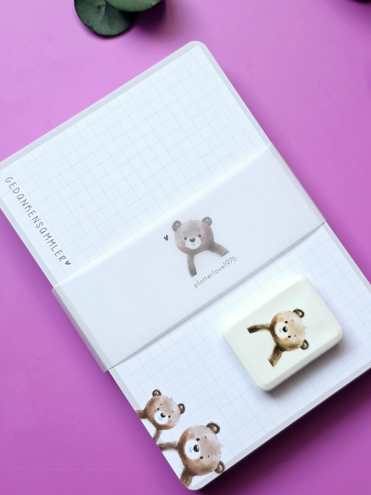 Radiergummi Hase/Bär/Bambi - 3 Motive