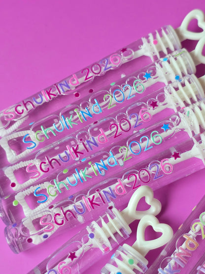 Seifenblasen Schulkind 2026 - 3 Farben