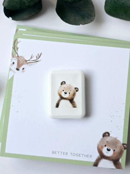 Radiergummi Hase/Bär/Bambi - 3 Motive