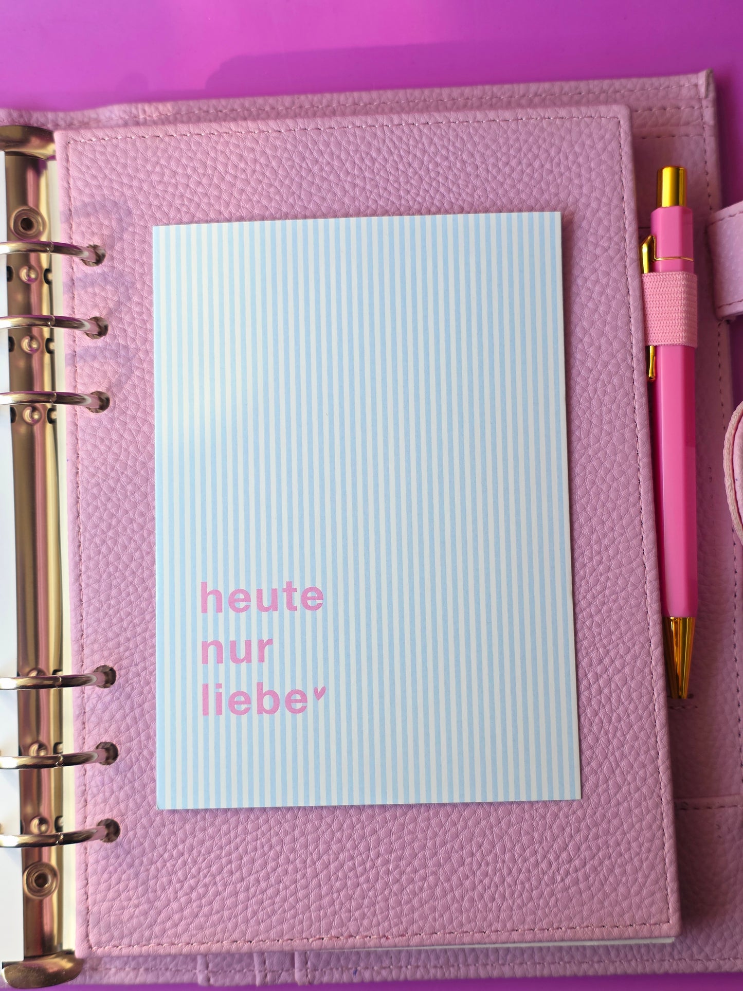 Postkarte "Heute nur Liebe"