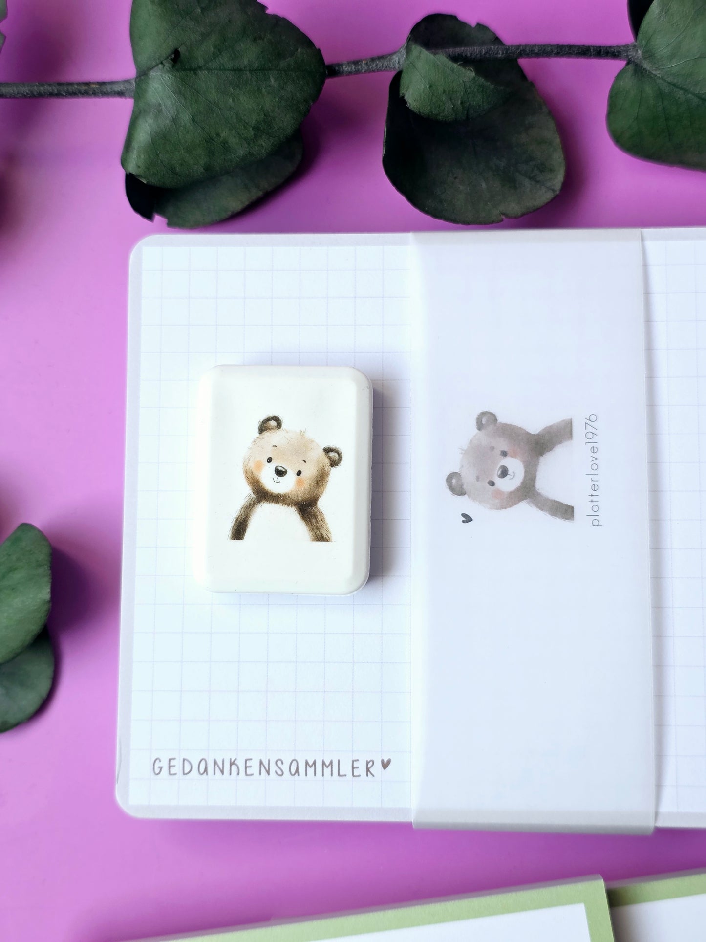 Radiergummi Hase/Bär/Bambi - 3 Motive