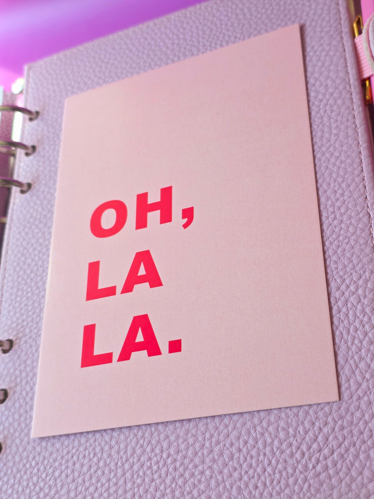 Postkarte "OH, LA LA."