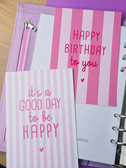 Postkarte "Happy Birthday" in A6